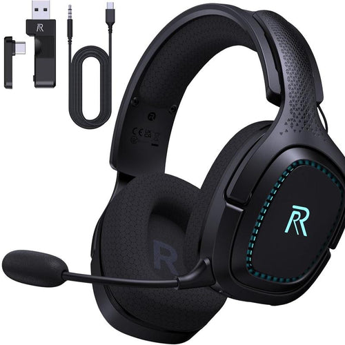 2.4Ghz Wireless Gaming Headset for PS5, Xbox(Wired), PC, Nintendo Switch