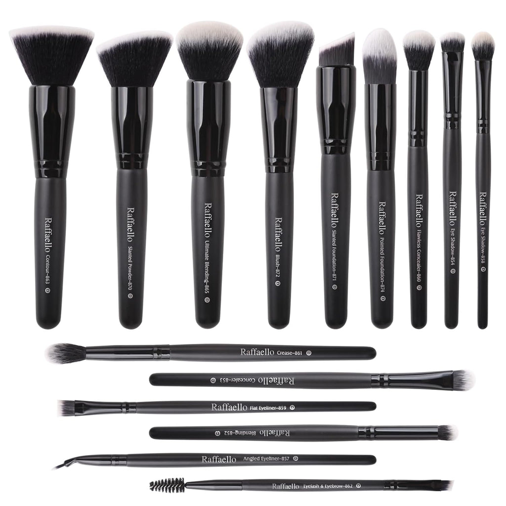 15pcs makeup brush set | Synthetic makeup brushes kit | Foundation contour brush set | Eye shadow blending brushes | Professional makeup brush kit | Soft cosmetic brushes set | Beauty makeup tools set | Full makeup brush collection